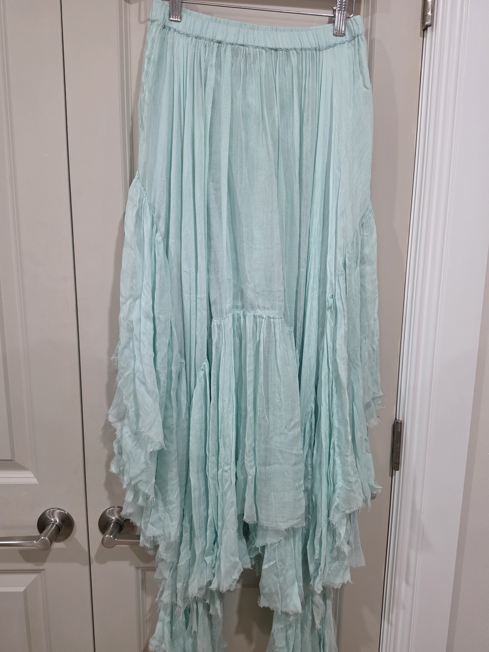 FP One Clover Skirt Asymmetrical Tiered Bottom XS NWOT - Picture 8 of 9